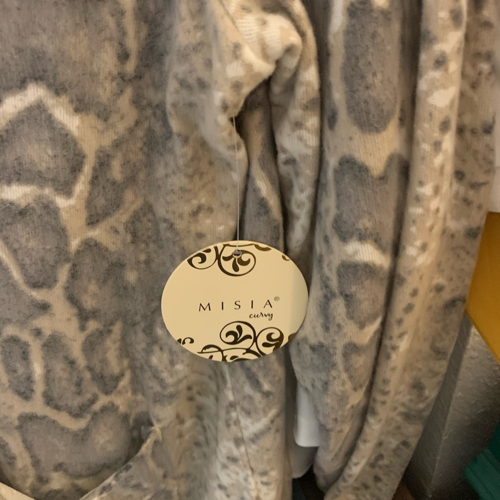 Snake Print Long Duster - Picture 5 of 9